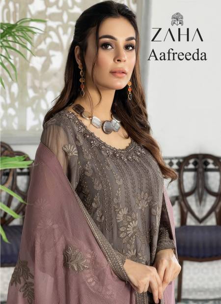 Aafreeda Vol 1 By Zaha Georgette Pakistani Suits Wholesale Price In Surat
 Catalog